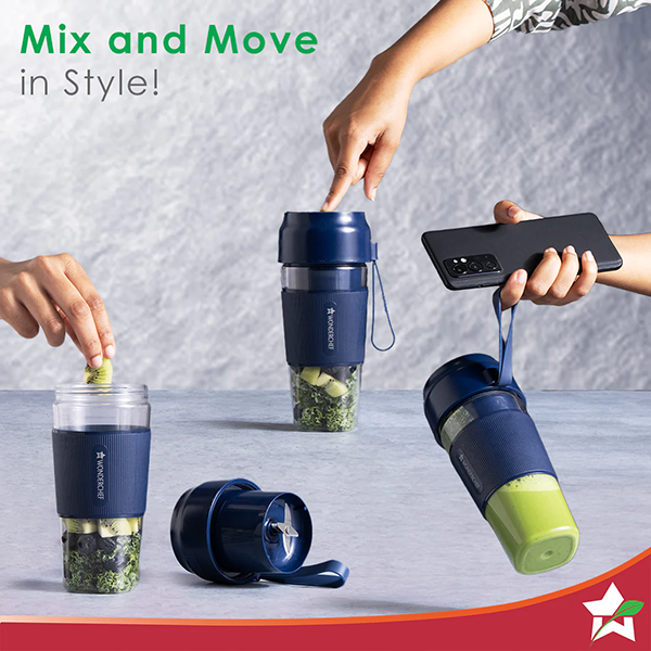 Buy Wonderchef Nutri Cup Portable Blue Blender - Vasanth & Co